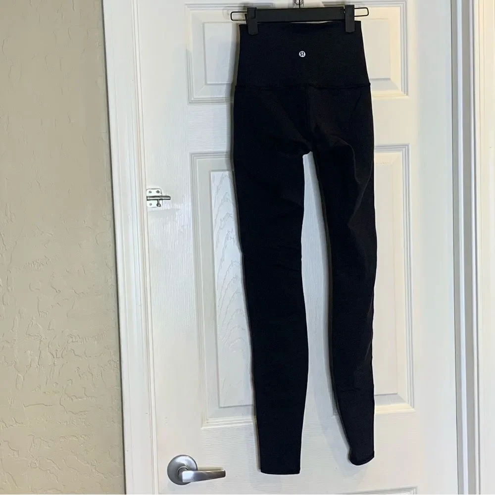 Lululemon Wunder Under High-Rise Tight *Mix & Mesh 31” Black Size 2
